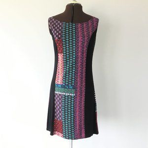 Sleeveless A-line Boatneck T-shirt Dress